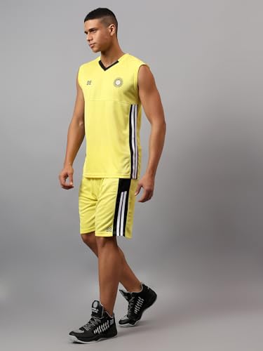 Image of Vector X VBB-100 Men's Sleeveless Basketball Volleyball Football Team Jersey and Shorts Set Combo, Breathable Moisture-Wicking Unisex Sports Active Wear Active Wear for Running Training Men Women