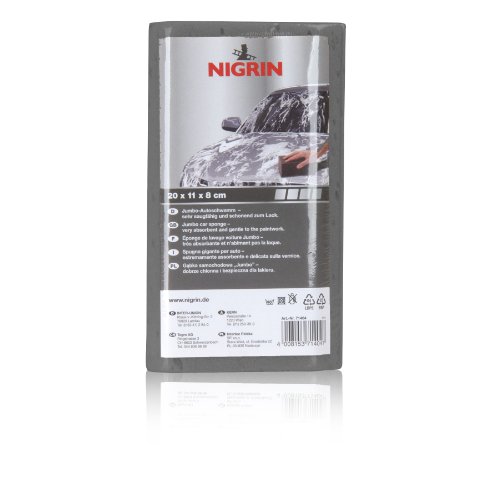 NIGRIN 71404 - Esponja para Coche, Color Negro