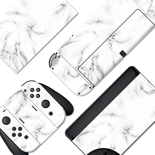 PlayVital Pegatinas Protectora para Nintendo Switch OLED Adhesivos Calcomanías para Nintendo Switch...