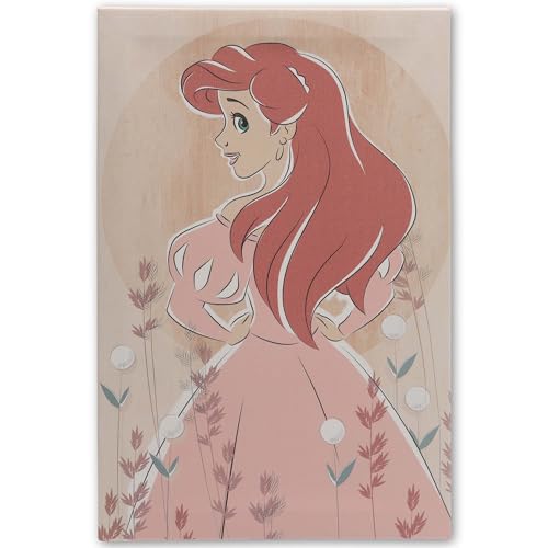 Toile Ariel La Petite Sirène tableau de qualité premium style floral pour maison