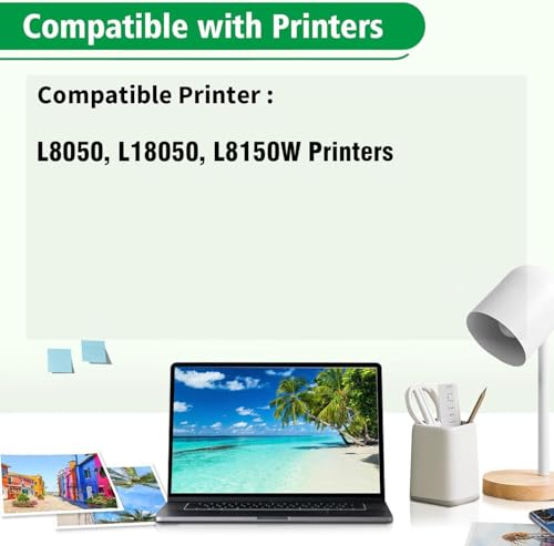 Image of ANG 057 Refill Ink Suitable for L8050, L18050, L8150W Printers (Black Cyan Magenta Yellow Light Cyan Light Magenta)