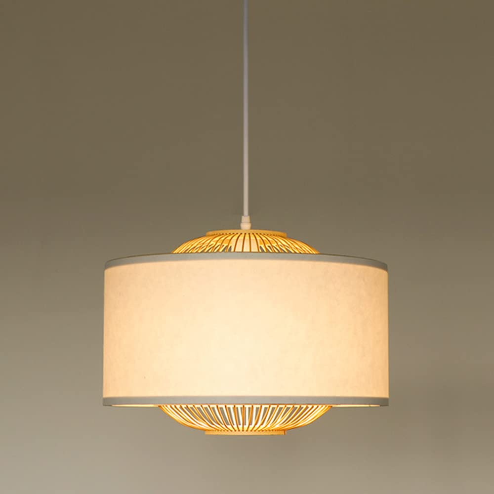 Suspension Sud-Est tressée main lustre rotin chic réglable - 7