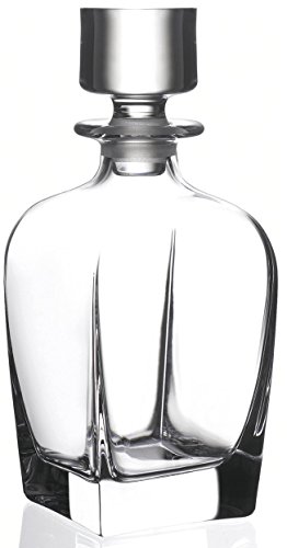 RCR Crystal - Decantador cuadrado de vino y whisky