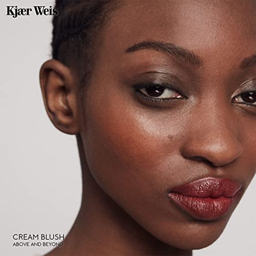 Kjaer Weis Cream Blush. Award Winning Dewy Blush Makeup. Blendable Cream Blush For Cheeks, Eyes And Lips. Long-Wearing Creme Blush Make Up. Certified-Organic, Cruelty Free Clean Makeup (Above And Beyond) #TOP1