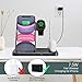 QI-EU Wireless Charger, 4 in 1 Qi-Certified Fast Charging Station Compatible Apple Watch Airpods Pro iPhone 12/11/11pro/X/XS/XR/Xs Max/8/8 Plus, Wireless Charging Stand Compatible Samsung Galaxy S20
