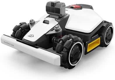 MAMMOTION LUBA Mini AWD LiDAR Robot Cortacésped Sin Cable, LiDAR 3D + Visión, Recomendado para 1500 m², Sin Antena RTK, Mapeo Automático, Módulo 4G, ...