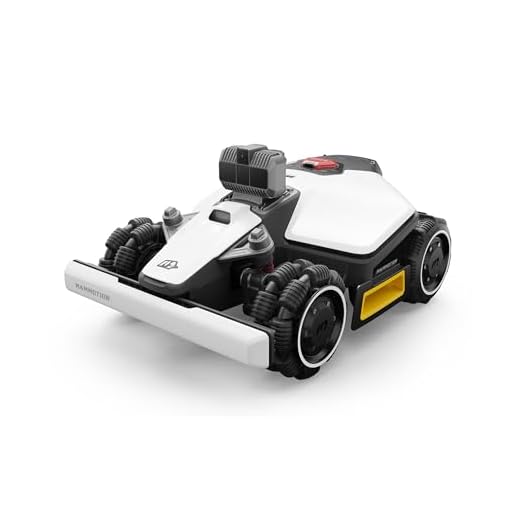 MAMMOTION LUBA Mini AWD LiDAR – Robot Tondeuse sans Fil Périphérique, avec LiDAR 3D+Vision, sans antenne RTK, cartographie Automatique, 1 500 m² recommandés, Module 4G, Pente Jusqu’à 80%