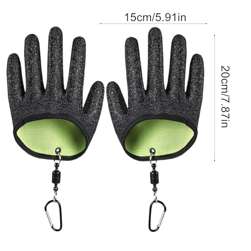 Guantes de pesca magnéticos con agarre resistente y protección reforzada 2