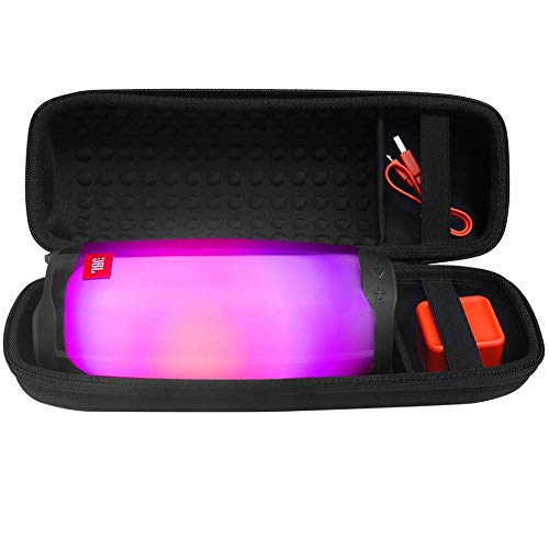 Case Capa Estojo Bolsa Protetora Rígida para JBL Pulse 4 C/Compartimento Interno para Carregador e C