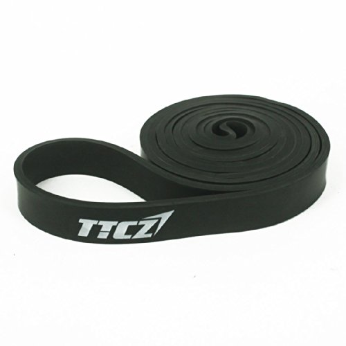 Andux Zone Rendimiento Potencia Band,Pull-up Bandas de Resistencia para Crossfit, Gimnasia, Power-elevación TLD-02 (Negro (20-70lbs))