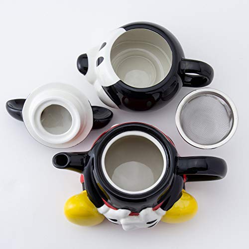 Mickey Mouse T-4 One San1812 (Set Of Cup And Tea Pot With Strainer) (Japan Import) #TOP3