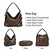 Scarleton Purses for Women, Shoulder Bag, Top Handle Vintage Hobo Bags, Handbags with Strap, H106521 - Coffee Brown