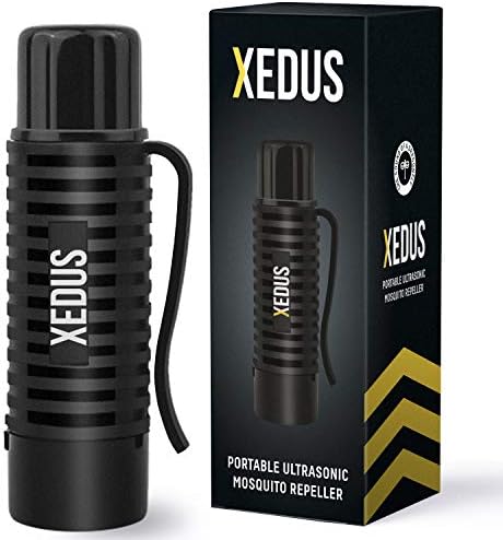 XEDUS Ultrasonic Pest Repeller - Portable Pest Control Indoor/Outdoor - Non-Toxic Electronic Waves Repellent - Anti Mosquitos Device - Safe for People and Pets