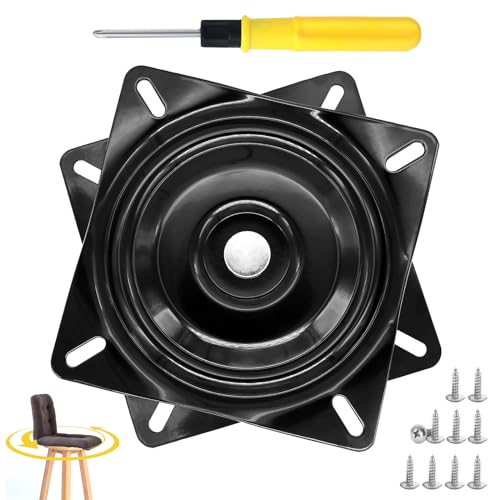 ZHIYUQL® Ferrure rotative à 360° pour charges lourdes - Plateau tournant de 15,2 cm - Plateau tournant pour étagères d'affichage, meubles, chaises, tables, bibliothèques