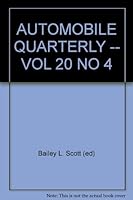 Twentieth Anniversary Edition- Automobile Quarterly- Fourth Quarter 1982- Volume XX Number 4 B002JHAAQQ Book Cover