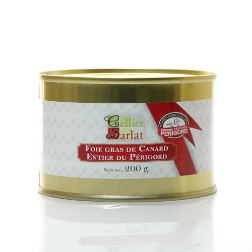 Foie gras de Canard Entier IGP Périgord de tradition en bocal en verre de 200g