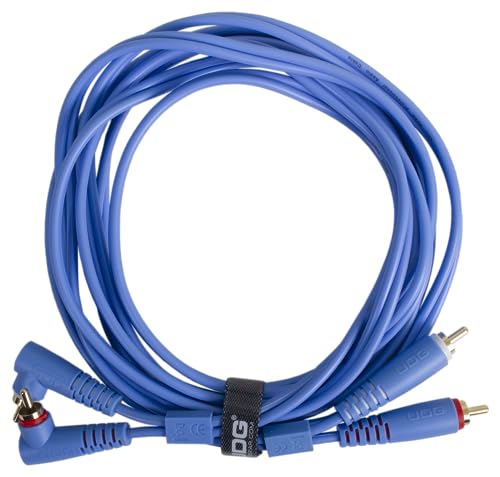 UDG Ultimate Cable (RCA Straight - RCA Angled) Blue 3m