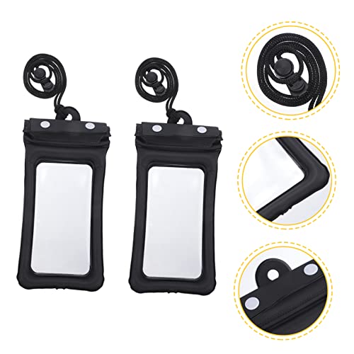 MARMERDO 2Pcs Saco Impermeável Móvel Selo Porta-Passaporte Em Pvc Miss