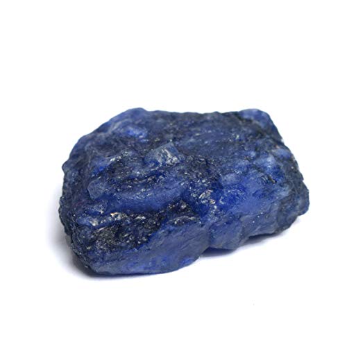 AAA++ Quality Sapphire 53.00 Ct Natural Raw Rough Certified Blue Sapphire Wire Wrapped Gemstone
