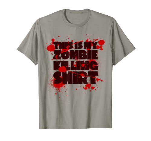 Image of Zombie Killing Halloween Zombies Bloody Gory Scary Gift T-Shirt