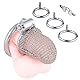 BDSMYEE Chastity Cage Male Metall,Kettenhemd Peniskäfig Metall Keuschheitskäfig Keuschheitsgürtel für Herren,Penis Käfig Sex Spielzeug für die Männer extrem (Kurz)