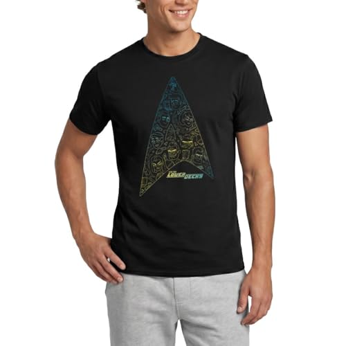 Spreadshirt Star Trek Lower Decks Logo Männer T-Shirt XL Schwarz