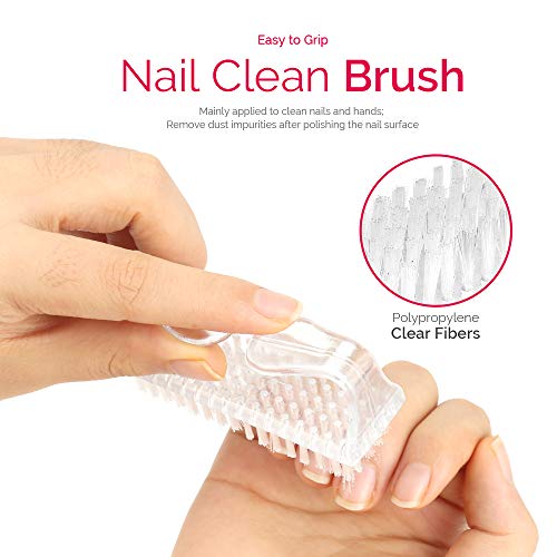 image for Teenitor gel nail remover kit with10pcs Gel Clip Remover, Brush for Na