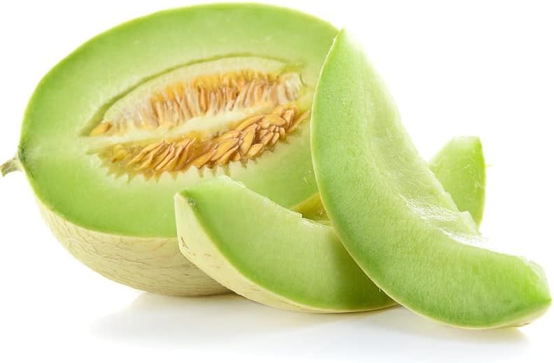 Miniatura 2 de Melón-Miel Rocío Carne Verde (25 Semillas)