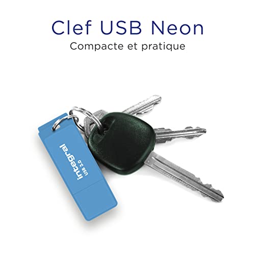 Integral - Neon - Clé USB - 32 Go - USB 3.0 - Bleu
