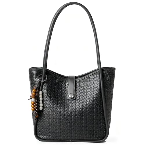 epicyoyagi Vegan Leather Handbag for Women, Lightweight Boho Purse for Travel Dates Outing