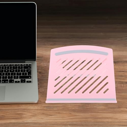 Base portátil ajustable para laptop plegable rosa miniatura 6