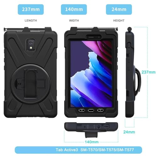 Funda protectora Samsung Tab Active 3 a prueba de caídas con asa para evitar roturas 5