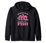 Move Over Boys Fischen Hobby Angel Fischerei Boot Ausflug Kapuzenjacke