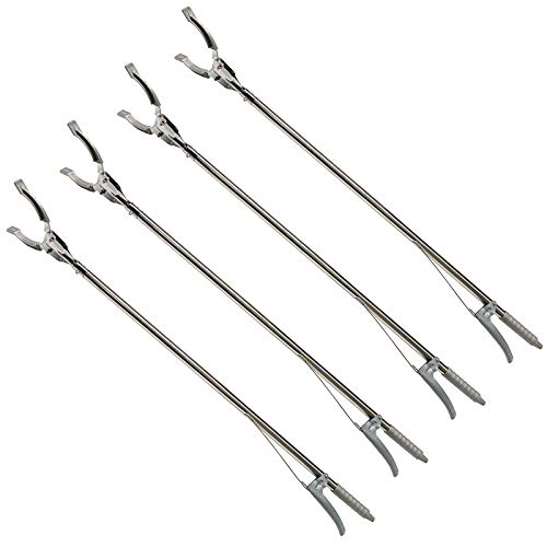 HAC24 set med 4 grepptång avfallshjälp avfall 90 cm grip griparm sopsamlare skräp avfallshanterare