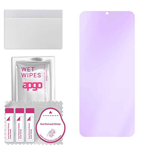 apgo Protector de pantalla Anti-Blue Hybrid Glass 9H para ZTE Blade V41 Vita 5G