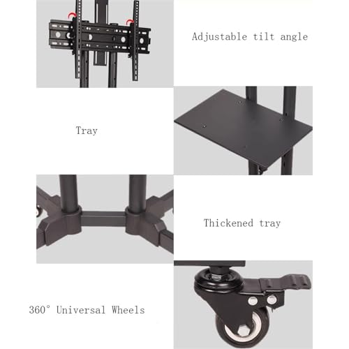 Soporte universal móvil para TV de 32-65 pulgadas miniatura 4