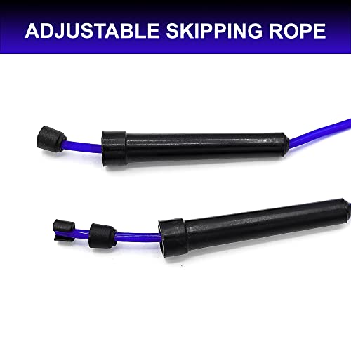 Skipping Rope Adult Fitness Jump Rope Gym Workouts & outdoor Training for Fat Burning Boxing, MMA & Interval Exercises Speed Fitness Weighted Skipping Ropes for Women & Men - Image 3