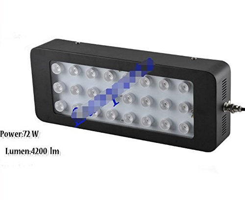 Hanchen 72W dimmbare LED Aquarium Lampe für Marine Koralle Reef Fisch Grow