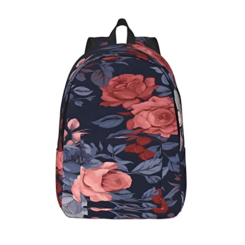 Mochila rosa de asas regulables idónea para actividades