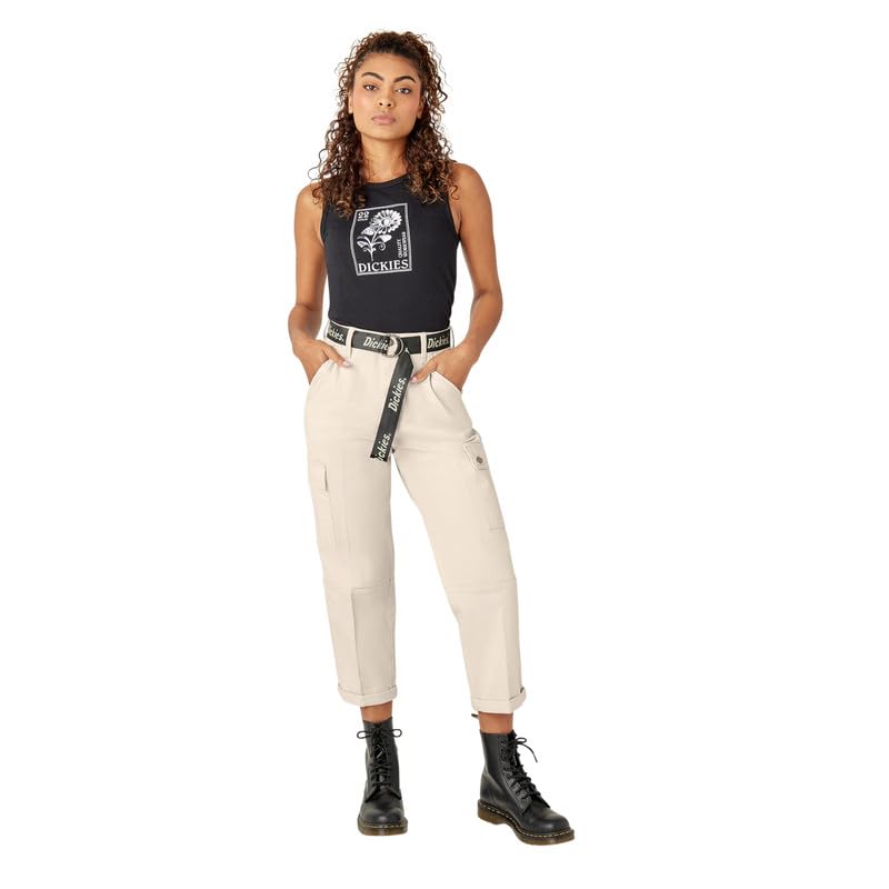 Image of Dickies Women's Relaxed Fit Cropped Cargo Pants
