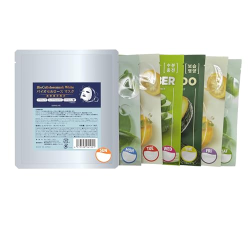 �y7���ԏW���P�A�zESTHELIKE �o�C�I�Z�����[�X �z���C�g�t�F�C�X�}�X�N�V�[�g�P���i���{���^���e�t25mL�j�{ ���I���R�h�V�[�g�}�X�N6���i�؍����j�b����G�X�e�b�������E���邨���P�A�b�j���V�[���t���b�T�����ꔄ �������t�F�C�X�}�X�N�b�v7������