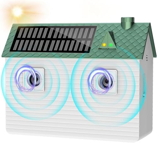 New Anti Barking Device, Outdoor Solar Weatherproof Dog Bark Deterrent Devices - Effective, Safety, Humane Solution for All Dog Sizes(XXXXL)