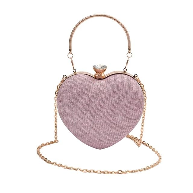 cosmo luxera Glamour Heart-Shaped Evening Clutch For Dinner Party-picture-24