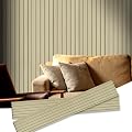 NovaGrid Board 4PCS 3D Acoustic Slat Wall Panels Circle Design Fluted Textured Panel for Interior Wall Decor 118"x6" (Graphite)