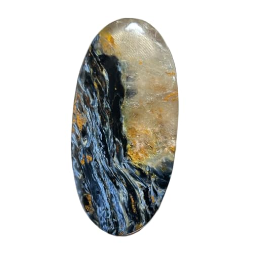 Piétersite naturelle cabochon 57x28mm, pierre fine rare et unique pour la haute joaillerie