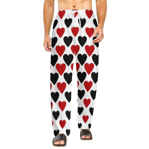 Bas de pyjama femme long Amour avec poches pour en finir avec le froid la nuit