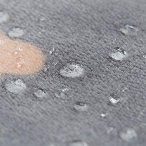 Allisandro Waterproof Blanket 39 X 27 Inches For Couch, Chairs, Car, Or Bed, Machine Washable 3 Layer Waterproof Furniture Protector With Cute Bone Print For Dogs & Cats #TOP1