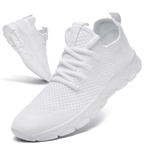Image of Men's Running Shoes Slip On Walking Comfortable Tennis Breathable Non Slip Athletic Gym Workout Cross Training Fashion Sneakers