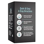 Overnight + Whitening Retainer Cleaner | FSA HSA Approved | Remove Stains, Discoloration, and Plaque | 4 Month Supply | Denture Cleanser with Whitening Boost by M3 Naturals - Image 3