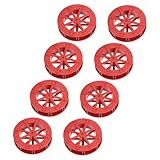 GRADENEVE 8 Stück Teiliges Rot Kunststoff Wasserfall Zubehör für...